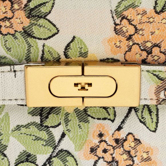 Tory Burch Canvas Lee Radziwill Petite Double Satchel - Picture 8 of 12
